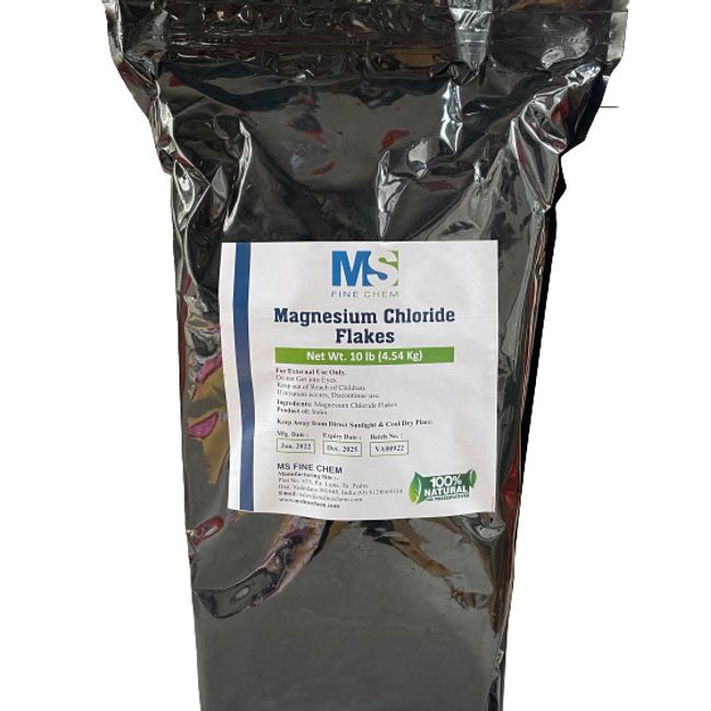 Magnesium Chloride Flakes  -   Bath Salt - 10LB