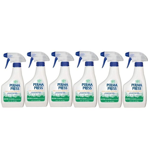 Holloway House Perma Press Soil & Stain Remover 16oz, 6Pk | Formulated for Heavy-Duty Cleaning Action to Remove Tough Stains From Uniforms, Linens & Clothes | Cleans, Penetrates & Lifts Away Stains