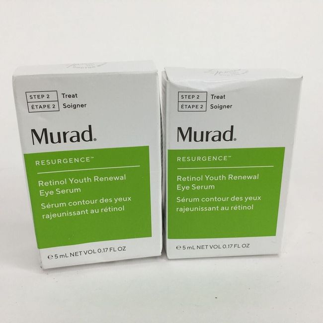 Murad Resurgence Retinol Youth Renewal Eye Serum 0.17 oz (Lot of 2)