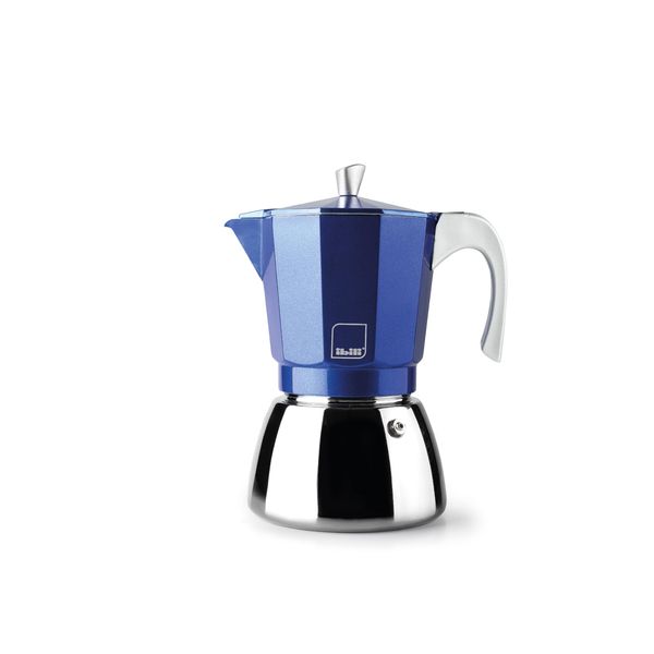 IBILI Elba Blue Kaffeemaschine, 6 Tassen