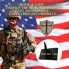 EmWoot 2PCS Knights Templar Cross Patches Knight Patch Embroidered Morale Patch Hook and Loop(Khaki)