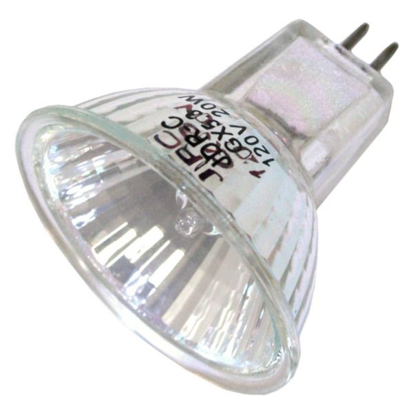 Higuchi JDR-9513P - 20 Watt MR16 Halogen Flood Light Bulb, 120 Volt, GX5.3 Base