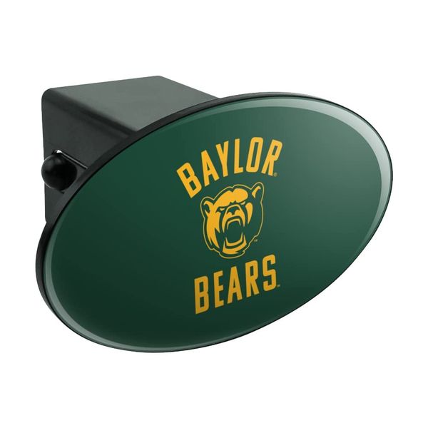GRAPHICS & MORE Baylor University Bears Logo Oval Tow Trailer Hitch Cover Plug Insert