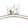 INAZUMA BK-1289S Base (Parent-Child Cat) #S Silver