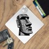 'Easter Island Head Facing Right' Suction Cup Car Window Sign (CG00026252)