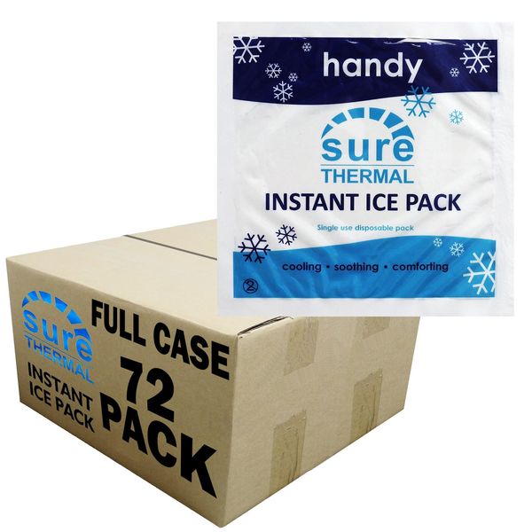 Full Case Savings Deal, 72 x Sure Thermal Instant Chill Freeze Cold Ice Packs