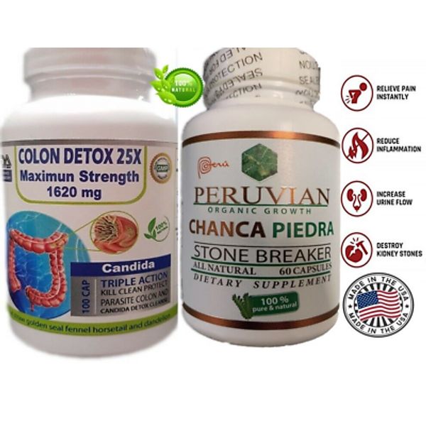 TOTAL CLEANSE support Detox colon liver kidney support set flush colon