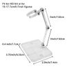 TEAMWILL 24pcs Adjustable Action Figure Display Holder Base Doll Model Support Stand