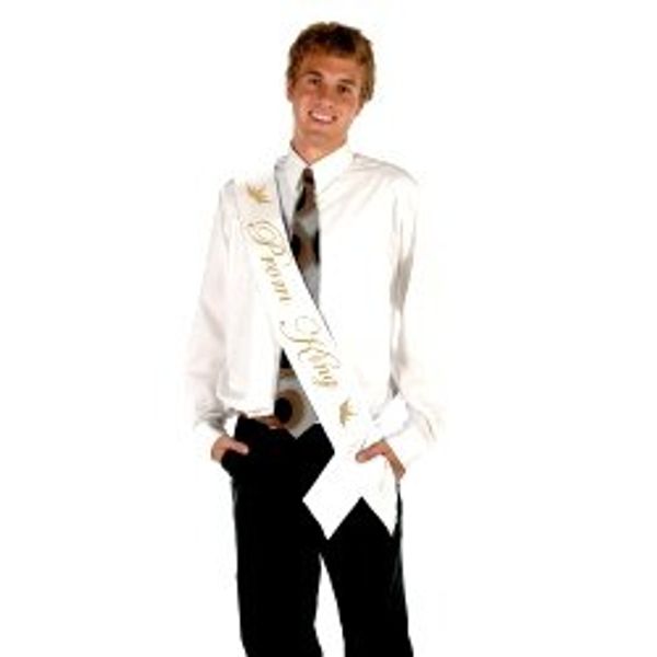 Novelties Direct Prom King Satin Sash (1)