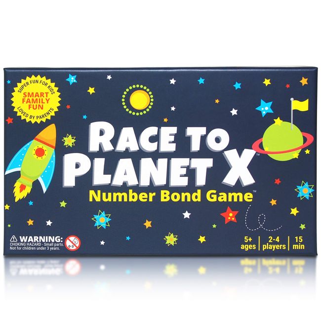 Race to Planet X: Number Bond Game - Math Games for Kindergarten, First Grade - Learn Addition Subtraction with a Super Fun Board Game
