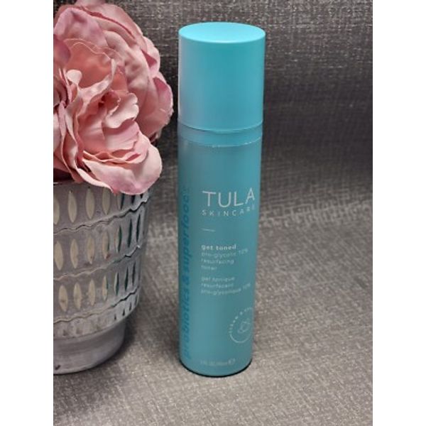 Tula Skincare Get Toned Pro-Glycolic 10% Resurfacing Toner 3 oz New Without Box