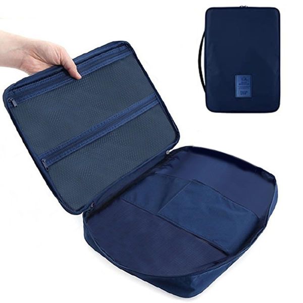 seimeinoki Shirt Case, Business Trip, Can Store Shirt and Necktie, Travel Pouch, Wrinkle Prevention, Prevents Shape, Comes with Folding Board, Waterproof, Portable, Compact Storage, For Men, Travel,