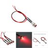 EBTOOLS Panel Warning Light Panel Indicator Lamp Panel Pilot Dash Light LED Panel Pilot Light 4 Pcs 12v 8mm LED Panel Pilot Dash Warning Light Indicator Lamp Car Van Red