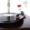 4pcs LP Record Needle Replacement Needle Record Player Needle Turntable Stylus Replacement Turntable LP Player Gramophone (Red)