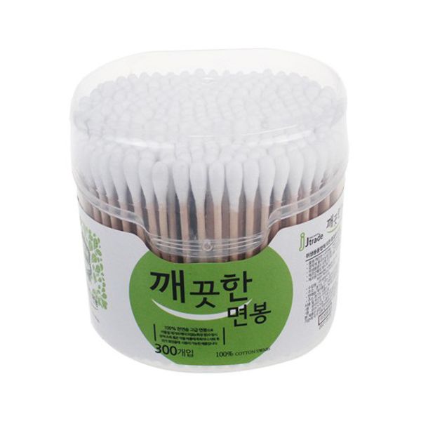 One touch case clean cotton swab 300P (1 pack)