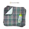 Underpad Plaidbex 18x24 Inch Reusable Polyester/Rayon Heavy Absorbency 12 ct