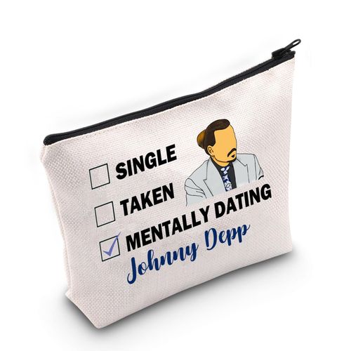PYOUL Johnny Inspired Gift Mental Dating Johnny Makeup Bag Johnny Fan Cosmetic Bag Johnny Merch, Mental Dating Johnny B