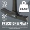 24oz Masons Hammer Brick Masonry - Builders Hand Tools, Strong Handle Grip, Block, Bricklayer | Strong, Robust, Builders, Constructors, Hand Tool