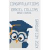 Graduation Owl Card Cross Stitch Card Kit