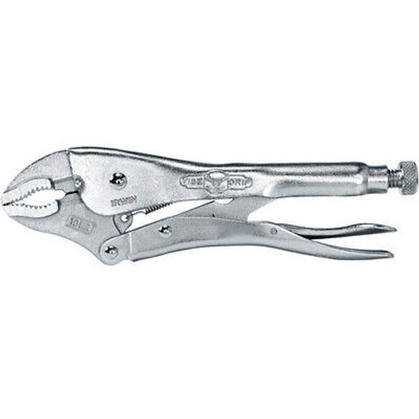 Vise Grip 05-10WR 10″ Curved Jaw Locking Pliers Wire Cutter 0-1 7/8″ Jaw Adjust