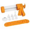 Baker's Secret Essentials 21-Piece Cookie Press, 12 Disk Shapes, 8 Icing Decorating Tips, 1 Cookie Press