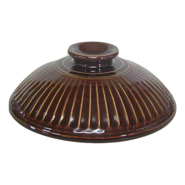 Banko Ware Ginpo Pottery Chrysanthemum Flower for Earthenware Pot Lid (Outer Lid) Only (7, Glaze)