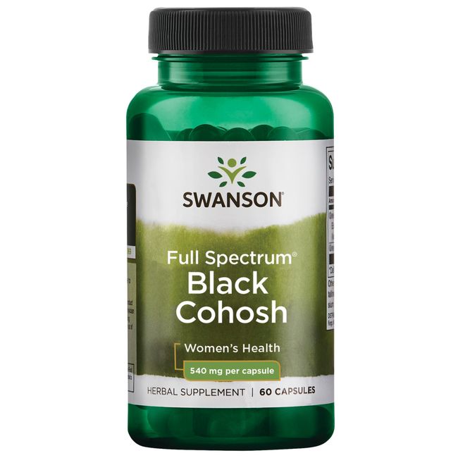 Swanson Black Cohosh 540 mg 60 Capsules