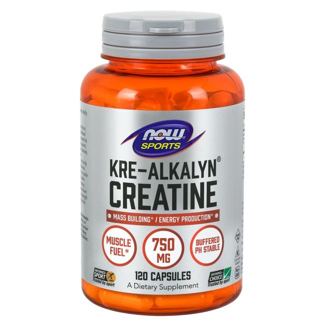 NOW Foods Kre-Alkalyn Creatine, 1500mg,  120 Capsules