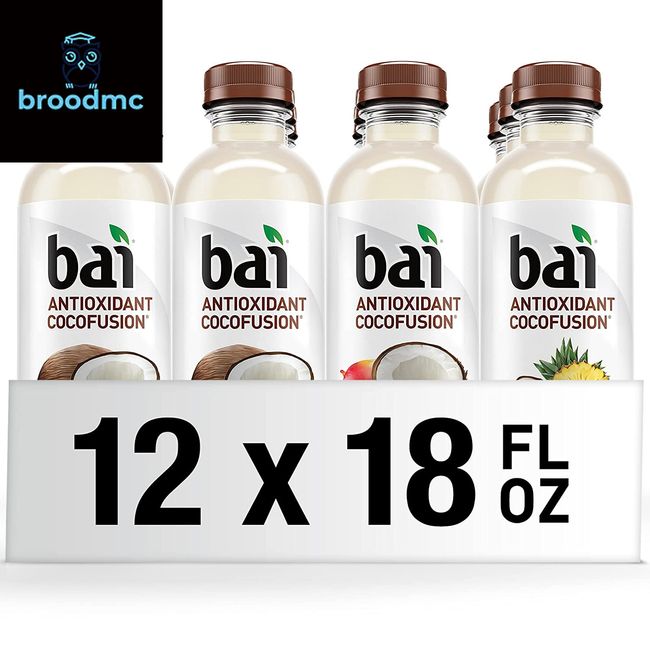  Bai Flavored Water, Rainforest Variety Pack