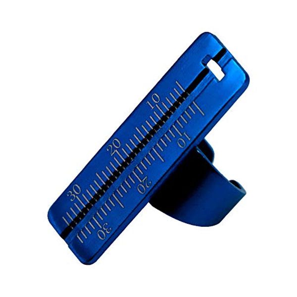 Endo Finger Ruler 35mm Span Measurement Tool Ring Ruler Measuring Instrument (Blue)
