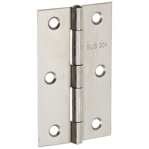 High Logic Stainless Steel Hinges, 1-Pack x 2-Hinges, 17494