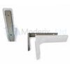 Shelf support brackets with covers 180mm Invisible/Concealed Fixings White by GTV