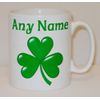 Shamrock Irish Personalised Any Name Ceramic Mug Novelty Gift