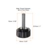 HARFINGTON 18pcs Knurled Knobs M4 x 15mm Male Thread 16mm Head Grip Plastic Metric Clamping Knobs Handles Thumb Screws with Threaded Stud, Black
