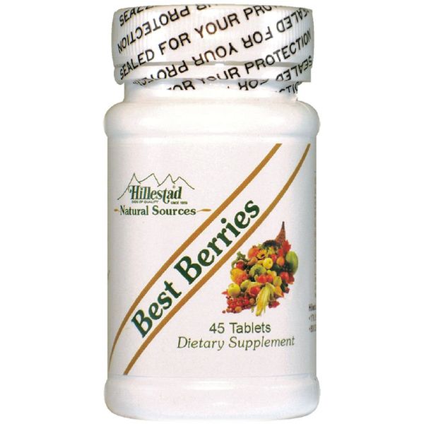 Hillestad Pharmaceuticals - Best Berries - 45 Tablets
