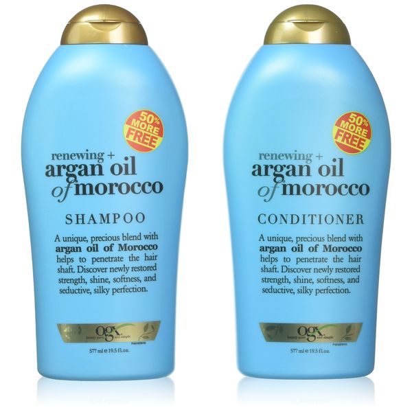 OGX Organix Argan Oil of Morocco Shampoo & Conditioner Set (19.5 Oz Set)