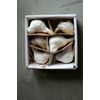 Creative Co-op Cottage Chic Ceramic Birds in a Box, 2.5-Inch, Set of 6