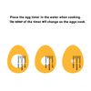 Colour Changing Egg Timer – Pack of 2 – Simple & Effective – Sits in the Pan as Your Egg Cooks