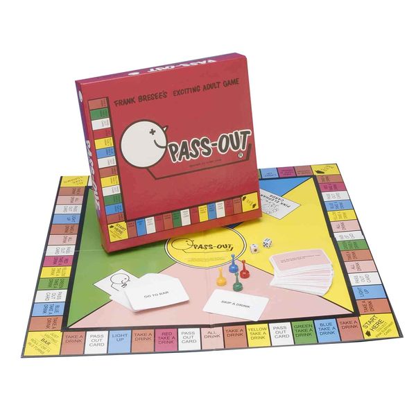 Forum Novelties Pass-Out Drinking Board Game