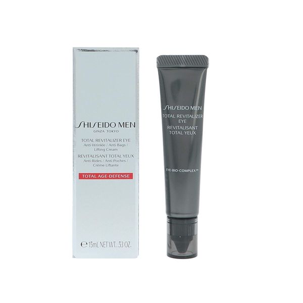 Shiseido Men Total Revitalizer Eye Cream - 15 mL - Anti-Aging Under-Eye Cream -