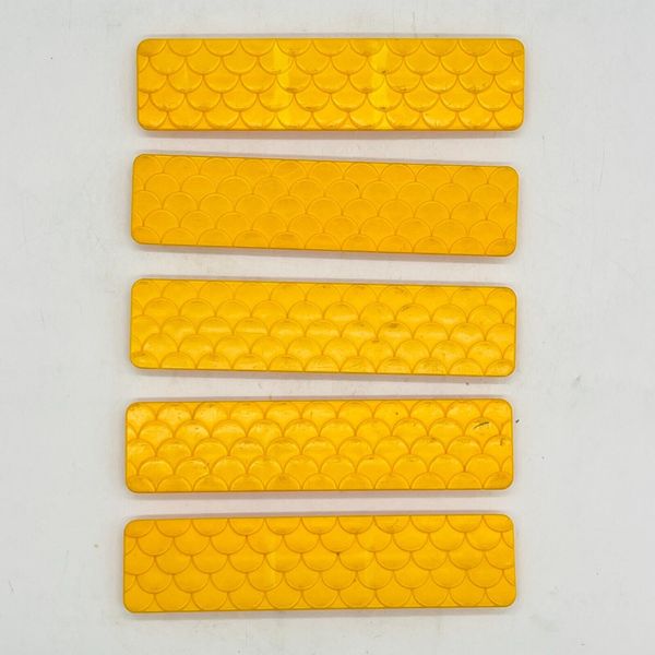 Puzzletown Richard Scarry Replacement LOT of 5 Yellow Roof Tile Parts 6"