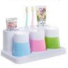 Eslite Toothbrush Toothpaste Holder Stand for Bathroom Storage Organizer