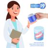 Large Denture Baths Cup, False Teeth Bath Cup with Strainer and Lid for Soaking Dentures or Storing Pacifier, Capacity 10.6 Oz