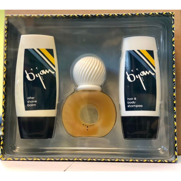 BIJAN Men 3 Piece EDT GIFT SET for Men 1.7 oz + 2 x 3.3oz As shown in Photo