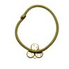 Tamarusan TAMARUSAN Pansy Hair Rubber Rhinestone Green Yellow White Small