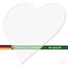 PLEXIGLAS® Zuschnitt 3-50cm - Herz Farblos transparent, Größe:30cm, Pack mit:1 Stück
