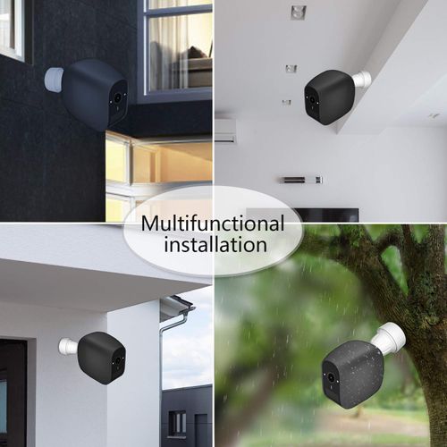 HOLACA 2Pack Silicone Cover Skin Compatible with eufyCam E Home Security Camera System -Waterproof Protective Soft Lightweight Durable Silicone for eufyCam E Camera