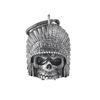 Native Skull Head Motorcycle Biker Guardian Gremlin Bell Key Chain Accessories