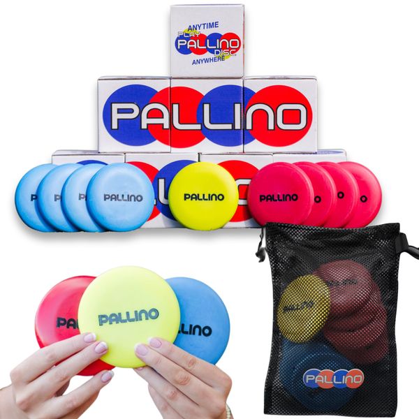 Pallino Interactive Game - Back Yard Games for Adults and Family, Backyard Games for Family, Lawn Games for Adults and Family, Outdoor Games for Family, Fun & Interactive Flying Disc Set for Kids