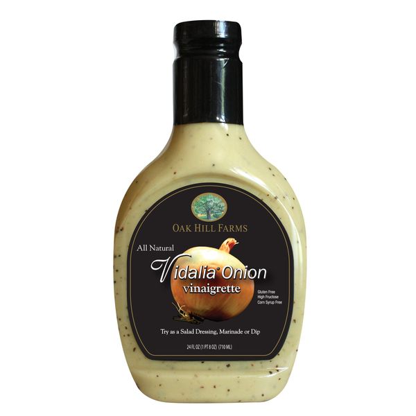 Oak Hill Farms Salad Dressings, Vidalia Onion Vinaigrette, 24 Ounce (Pack of 6)